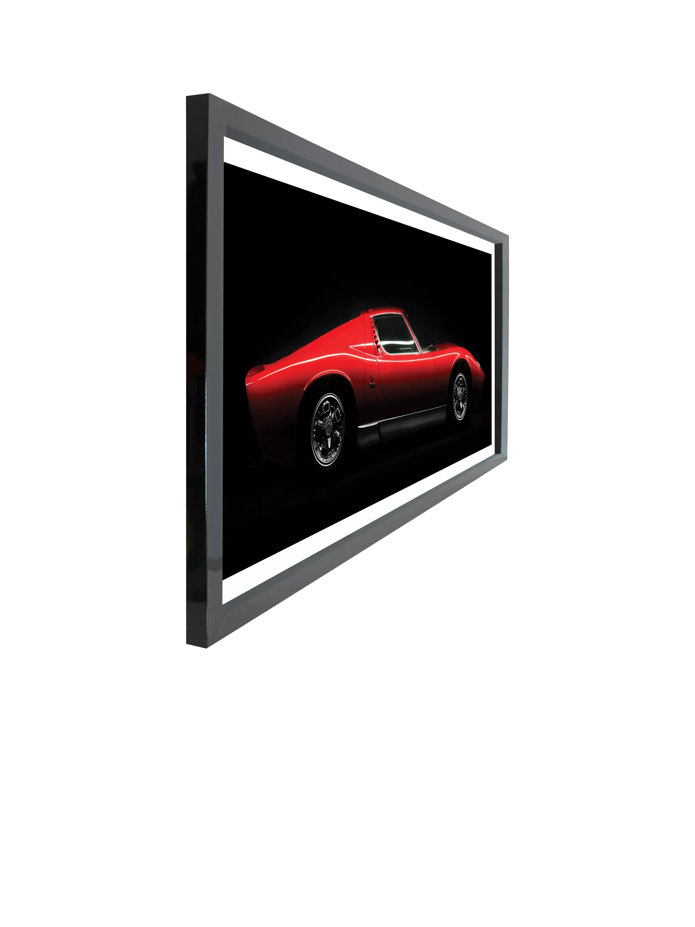 Brookpace Lascelles Lamborghini Miura framed print 51x101.5cm, imported from the UK