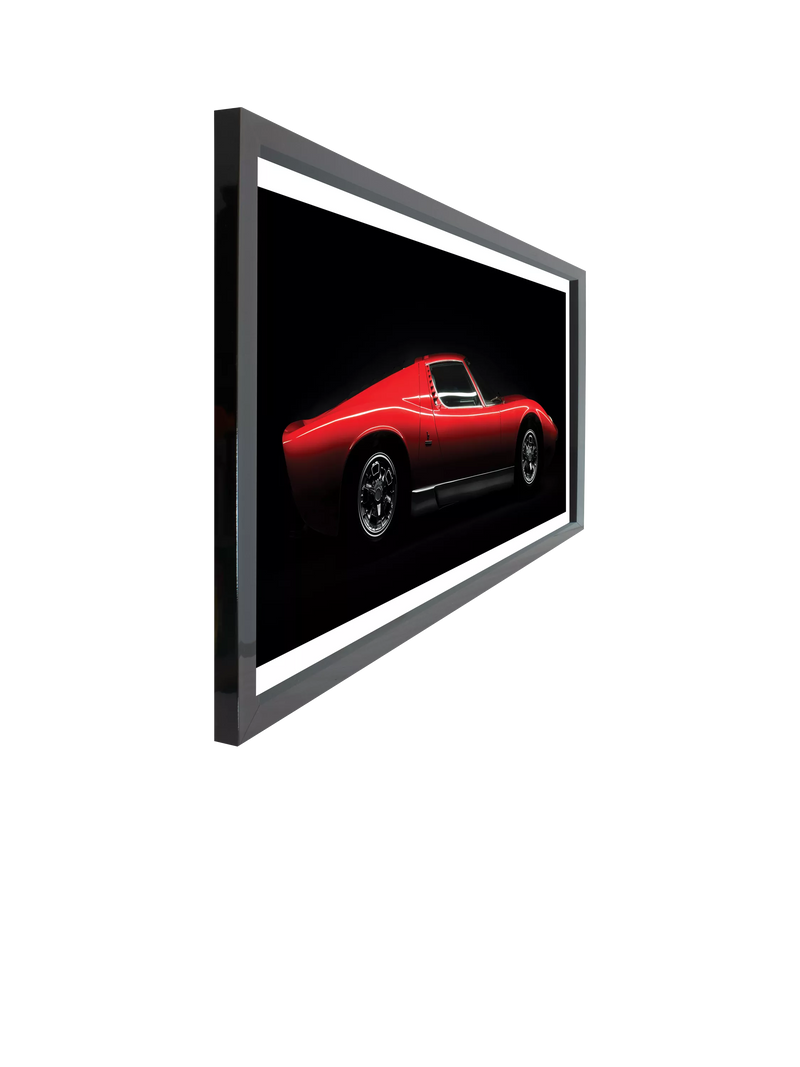 Brookpace Lascelles Lamborghini Miura framed print 51x101.5cm, imported from the UK