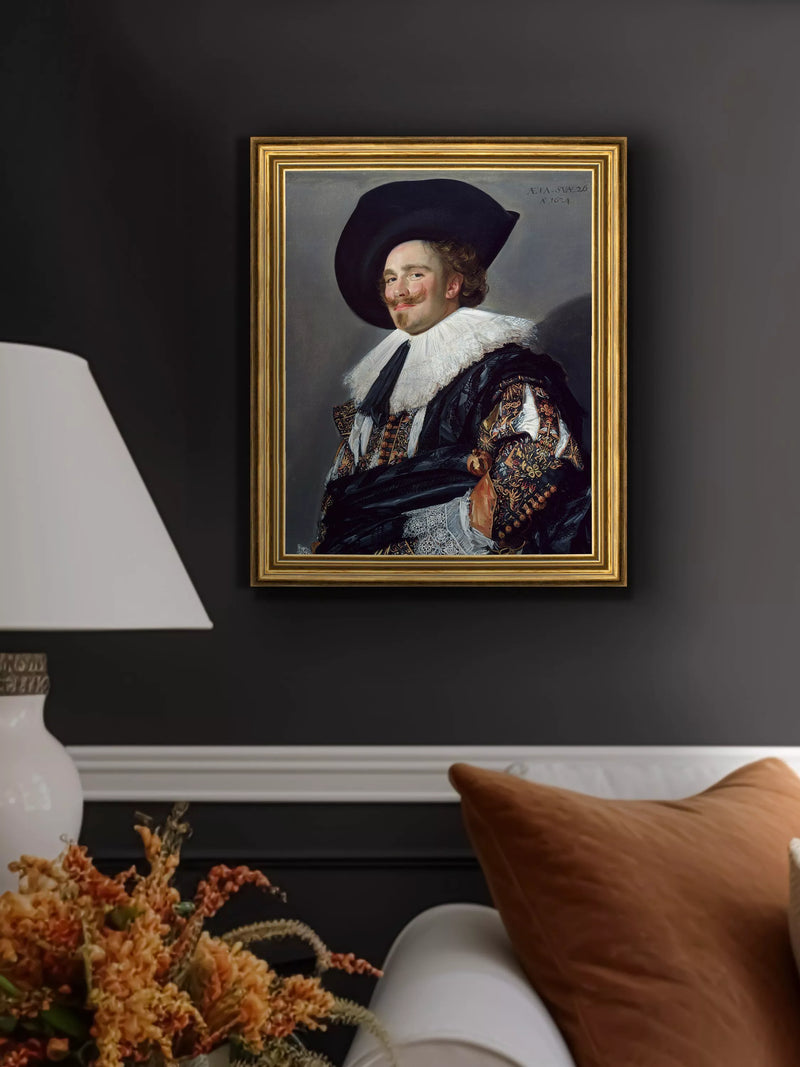 Brookpace Lascelles The Laughing Cavalier framed print 34x29cm (British brand)