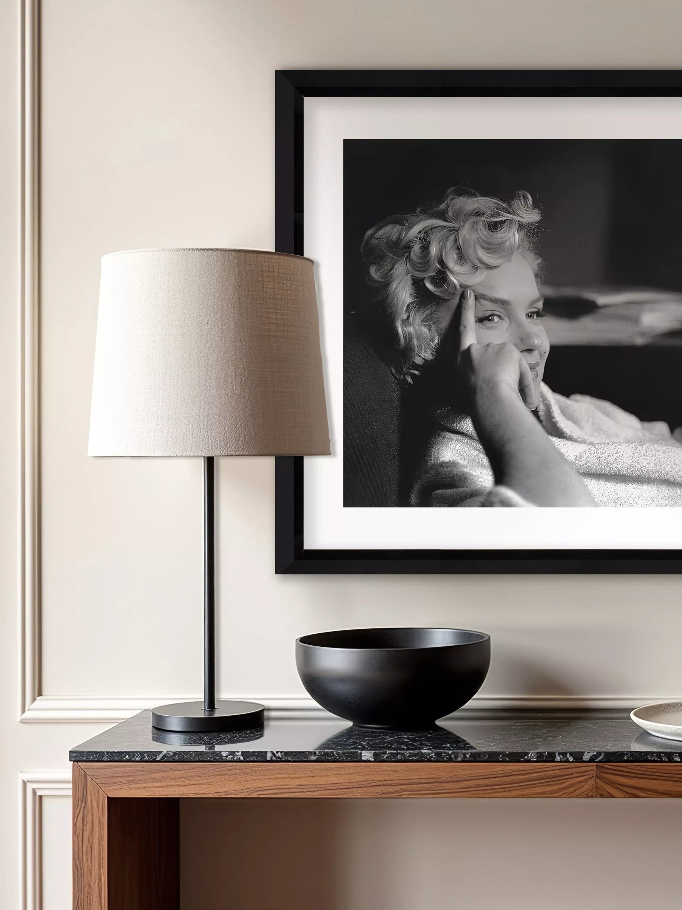Brookpace Lascelles Marilyn Monroe framed photographic print 46x46cm, UK version