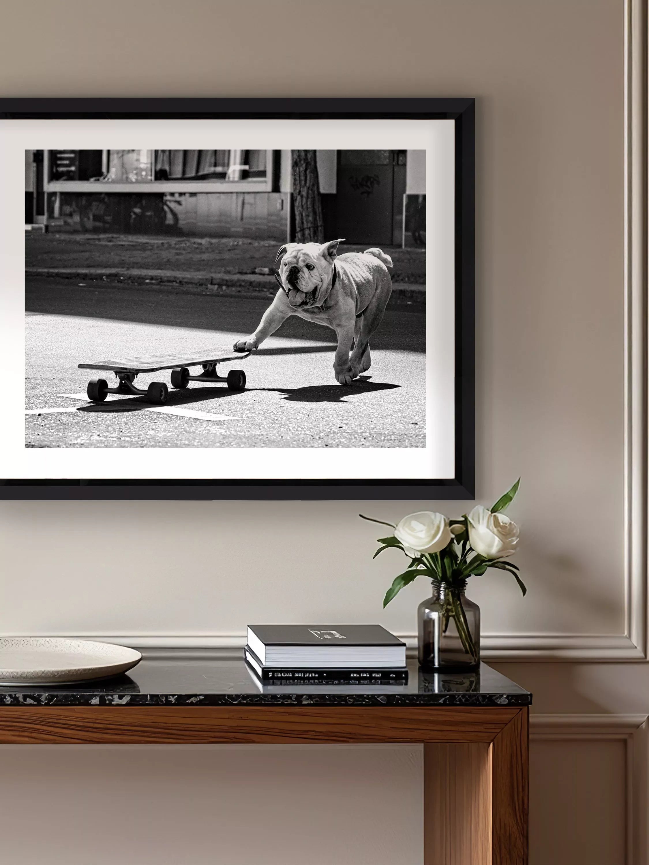 Brookpace Lascelles Park Life photographic print bulldog London (British brand)