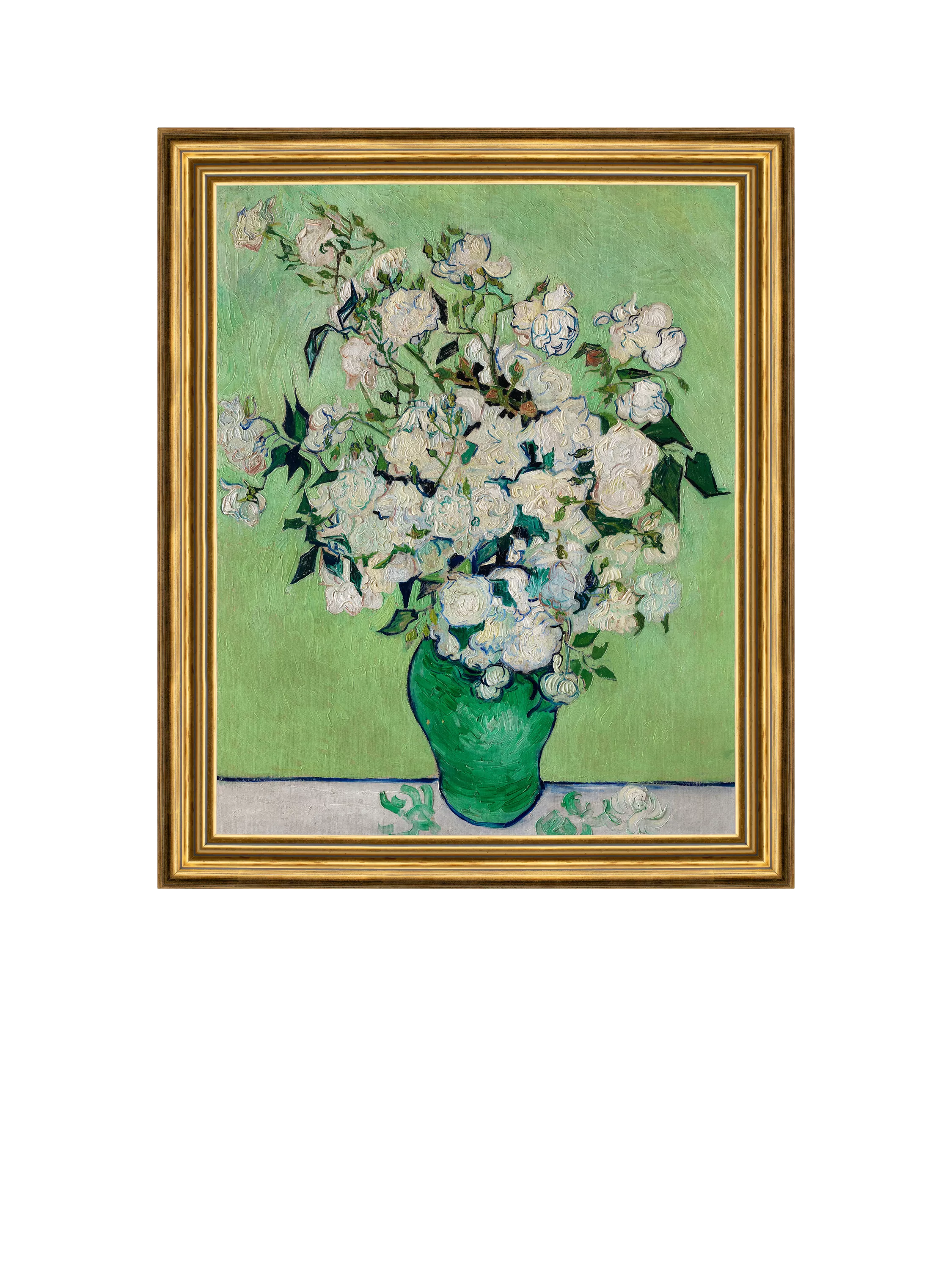 Brookpace Lascelles Van Gogh Roses canvas print 29x34cm - British product