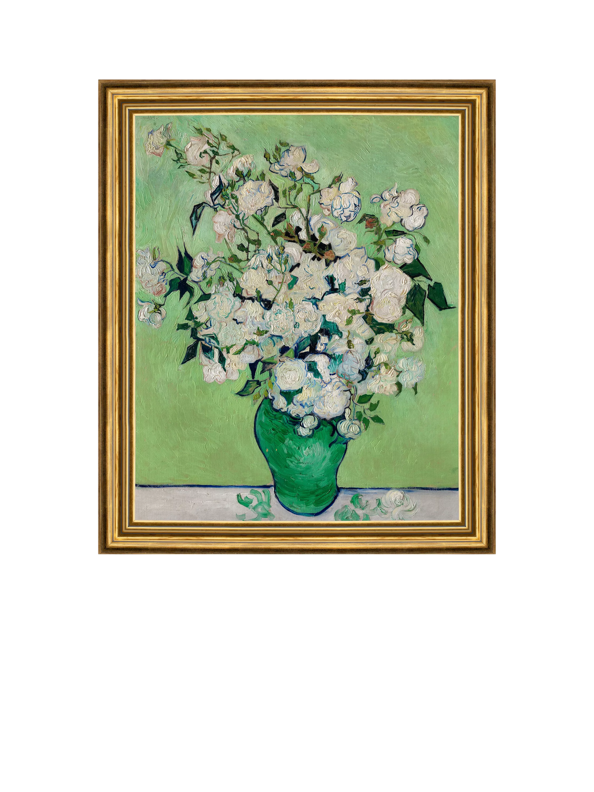 Brookpace Lascelles Van Gogh Roses canvas print 29x34cm - British product