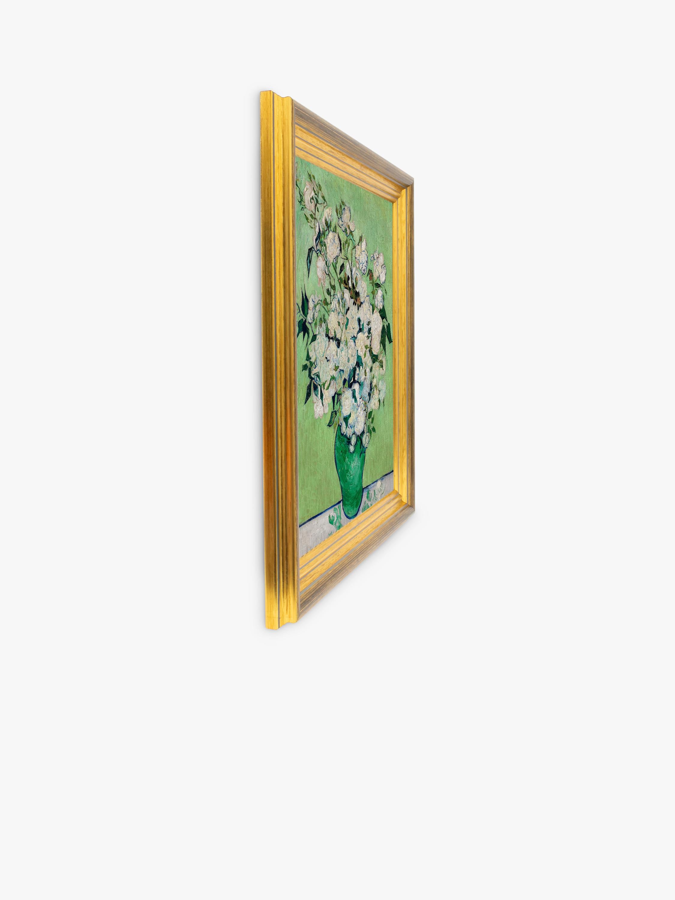 Brookpace Lascelles Van Gogh Roses canvas print 29x34cm - British product
