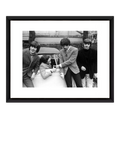 Brookpace Lascelles framed Beatles photographic print 55x45cm, imported from the UK