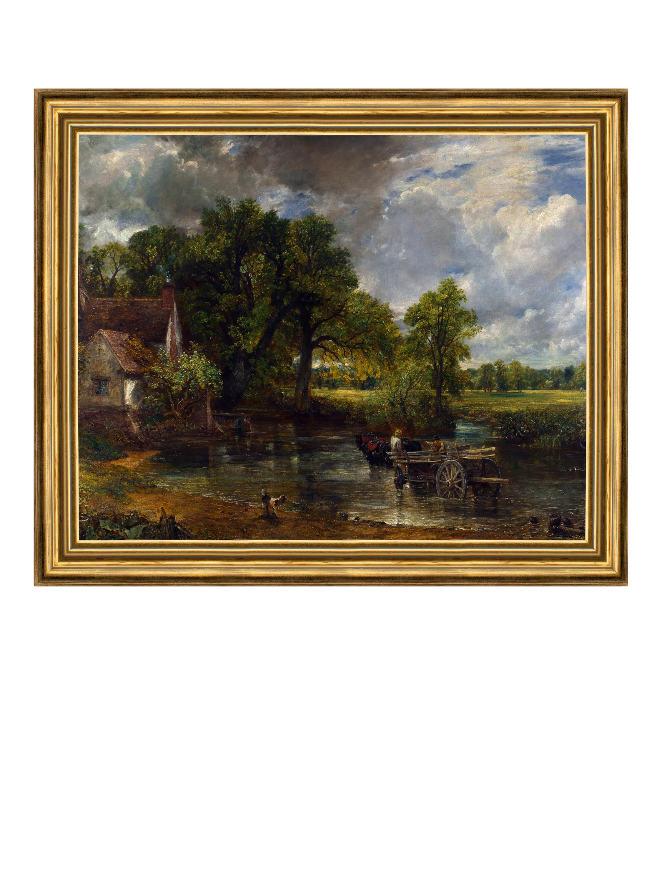 Brookpace Lascelles The Hay Wain canvas print 29x34cm - British product