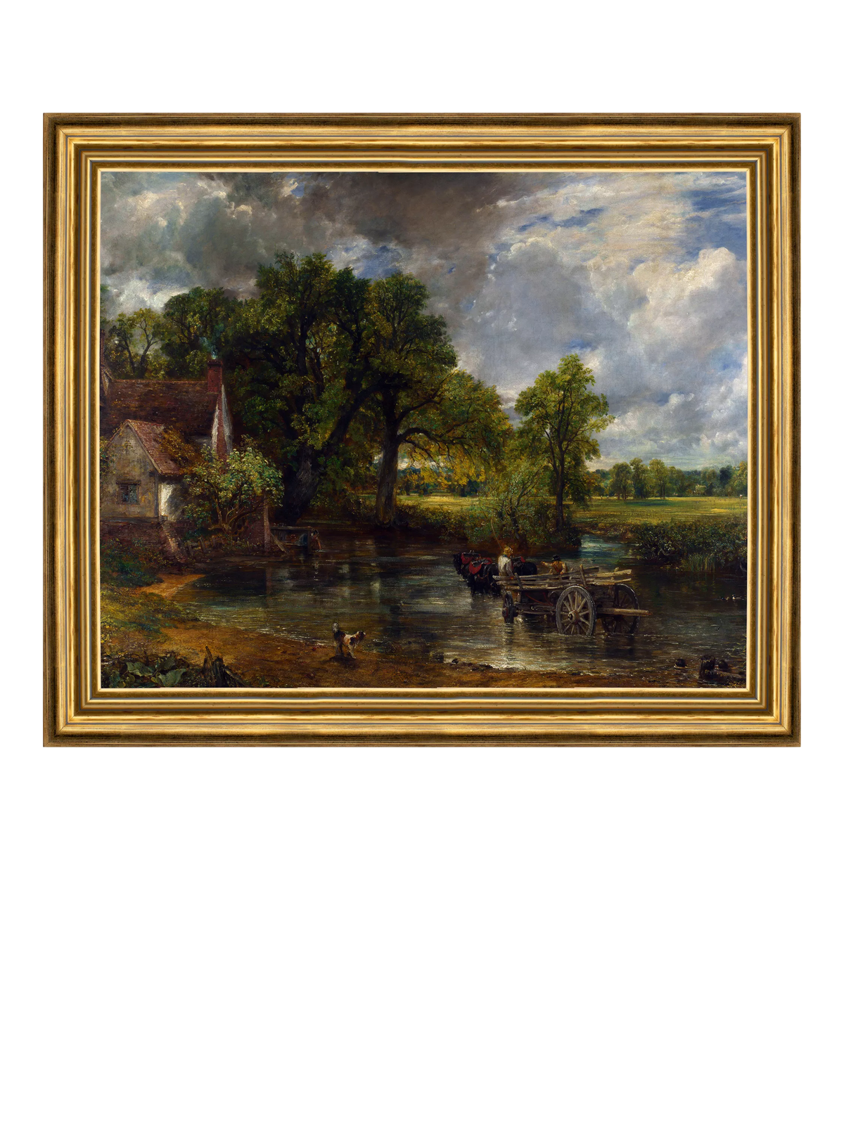 Brookpace Lascelles The Hay Wain canvas print 29x34cm - British product