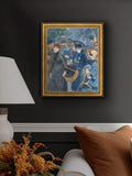 Brookpace Lascelles framed canvas print The Umbrellas by Renoir 29x34cm, imported from the UK
