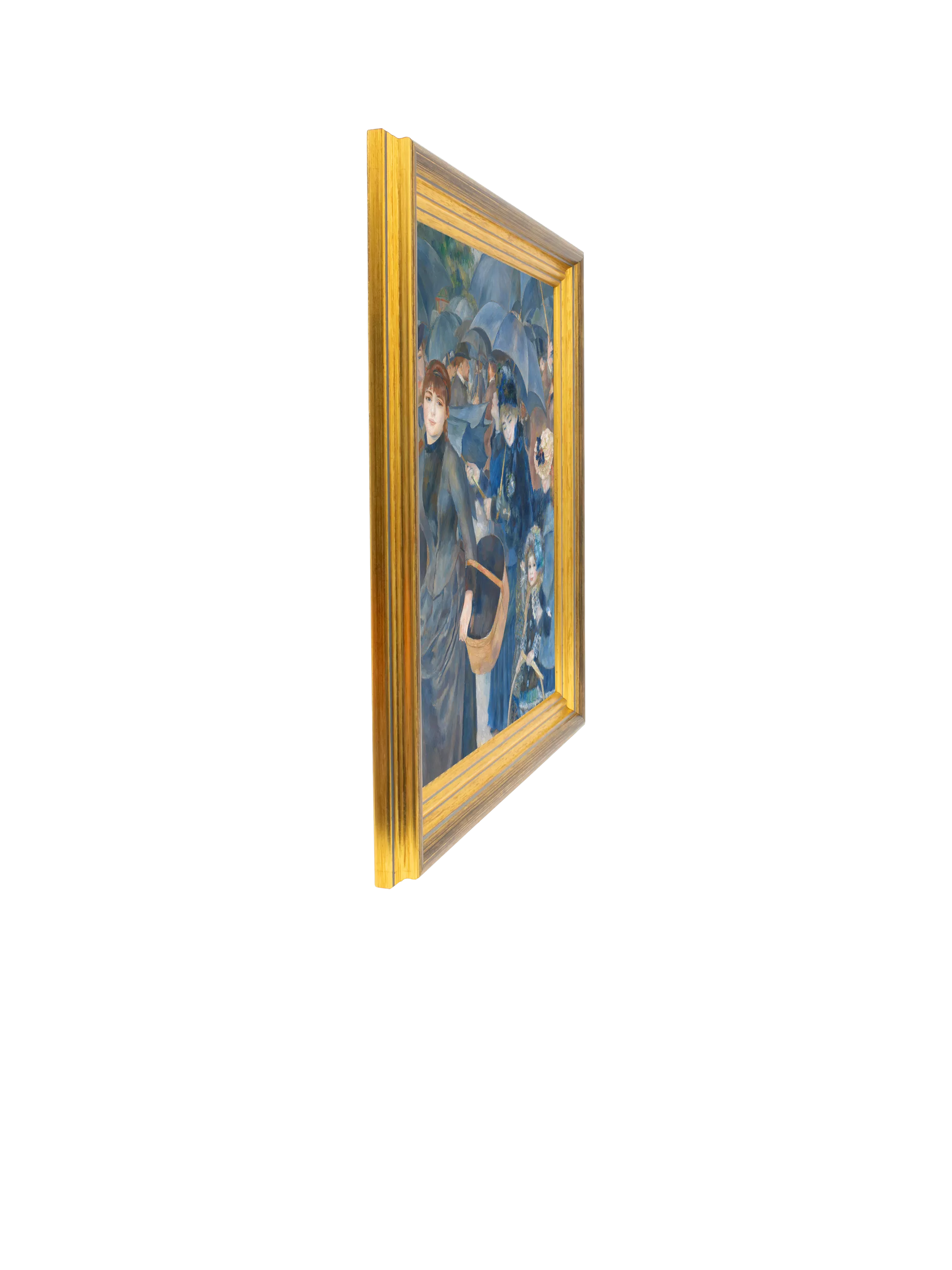 Brookpace Lascelles framed canvas print The Umbrellas by Renoir 29x34cm, imported from the UK