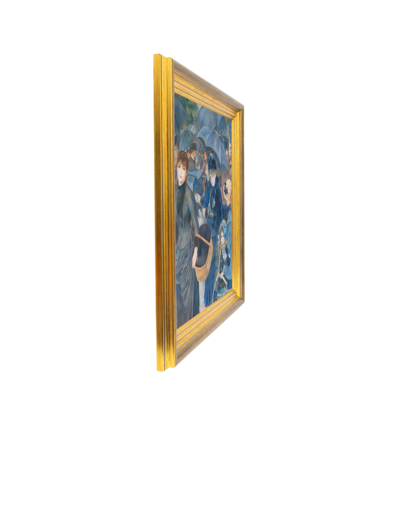 Brookpace Lascelles framed canvas print The Umbrellas by Renoir 29x34cm, imported from the UK
