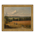 Brookpace Lascelles framed canvas print John Constable The Wheat Field 29x34cm, UK version