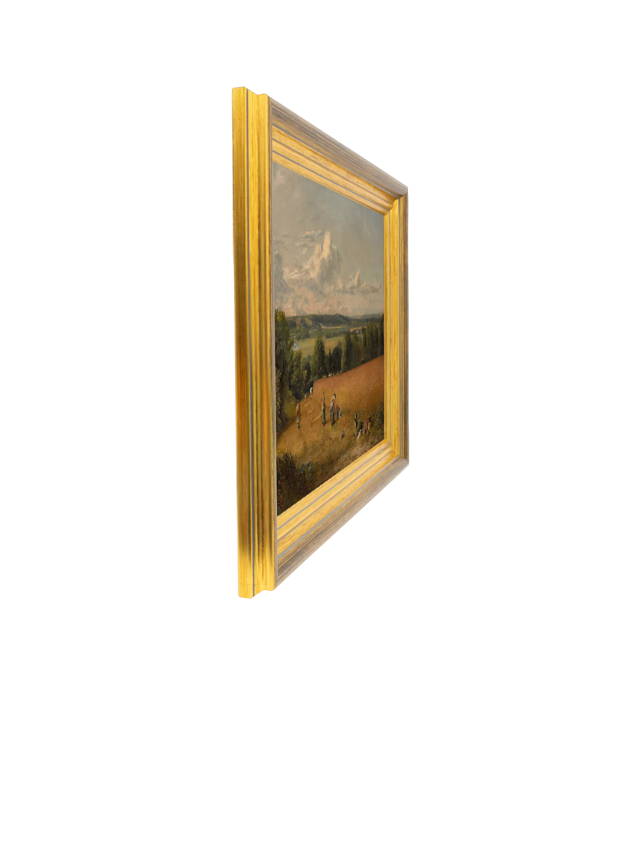 Brookpace Lascelles framed canvas print John Constable The Wheat Field 29x34cm, UK version