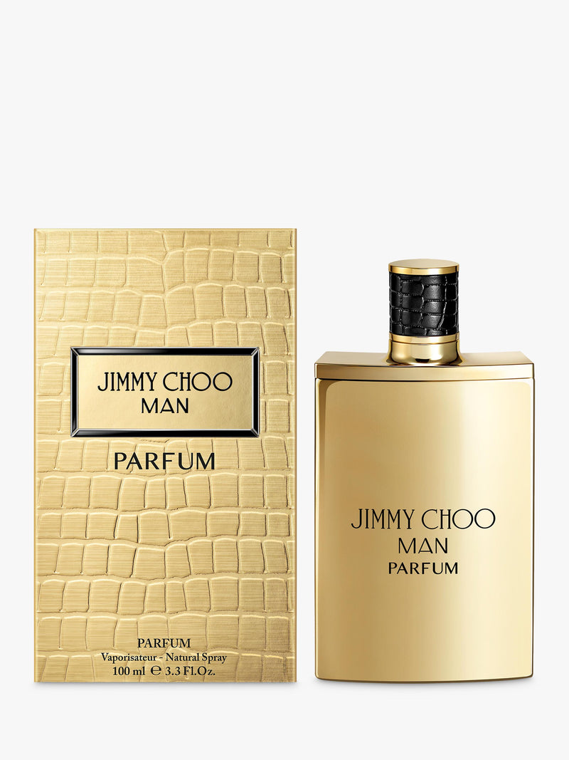 Jimmy Choo Man Parfum 100ml bottle, imported from the UK