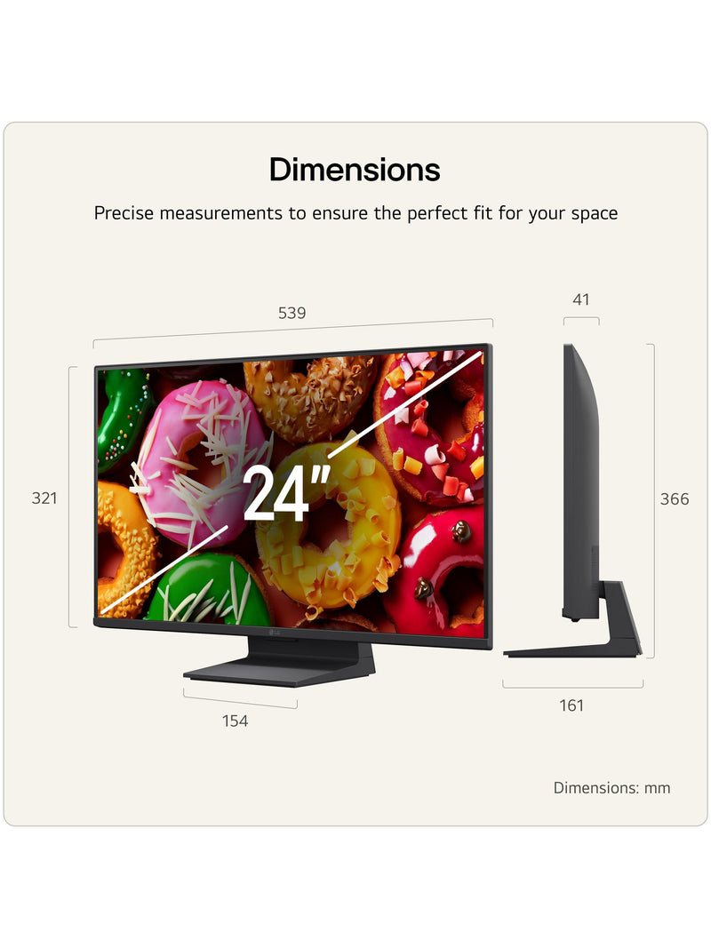 LG 24 inch Full HD Smart TV, UK version