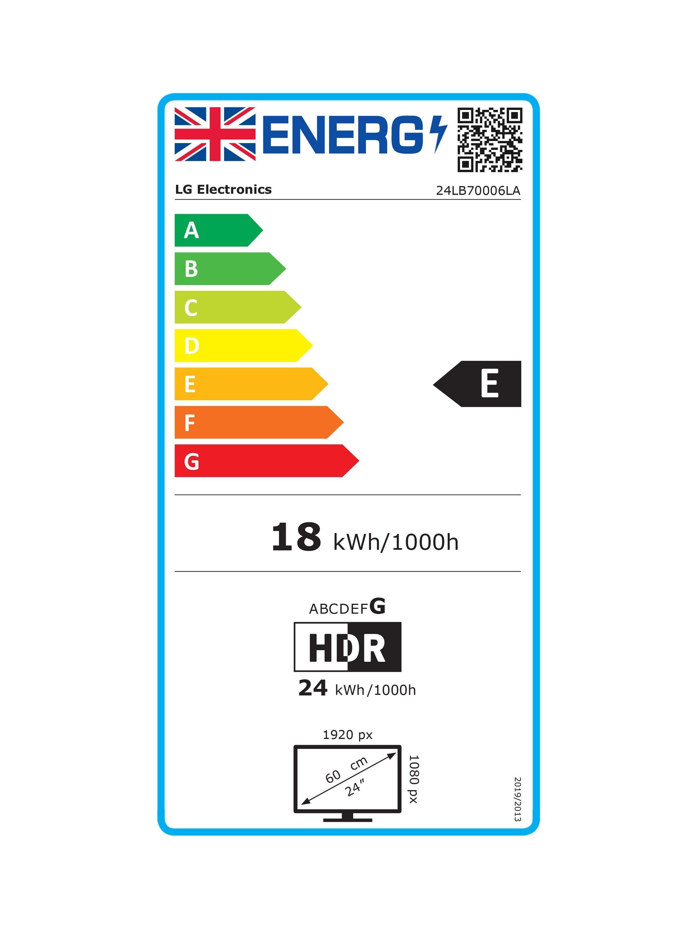 LG 24 inch Full HD Smart TV, UK version