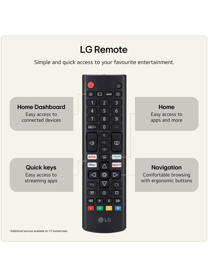 LG 55-inch 4K HDR Smart TV - British product