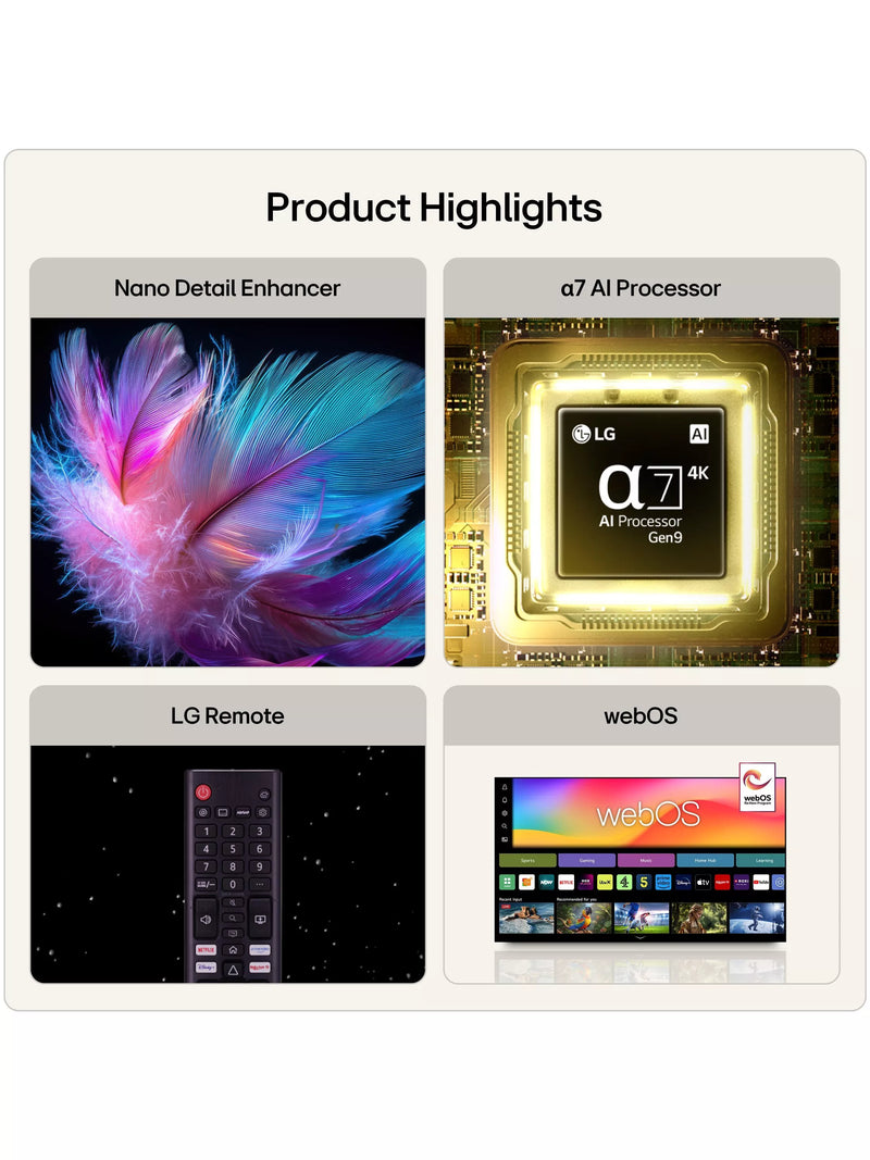 LG 50NU850B6LA 4K Smart TV 50 inch, imported from the UK