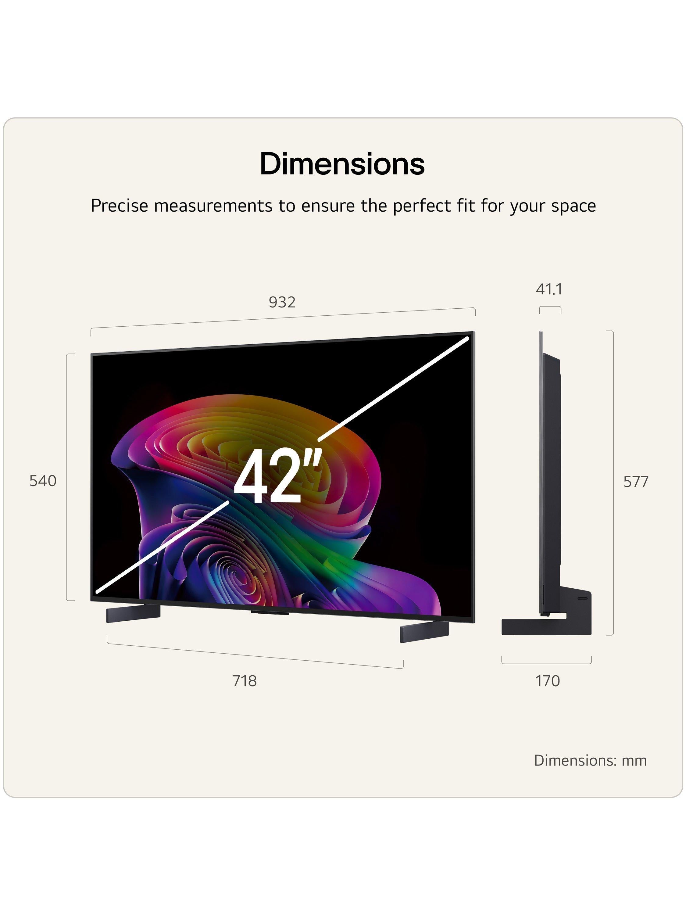 LG OLED C6 42 inch 4K Smart TV (British brand)