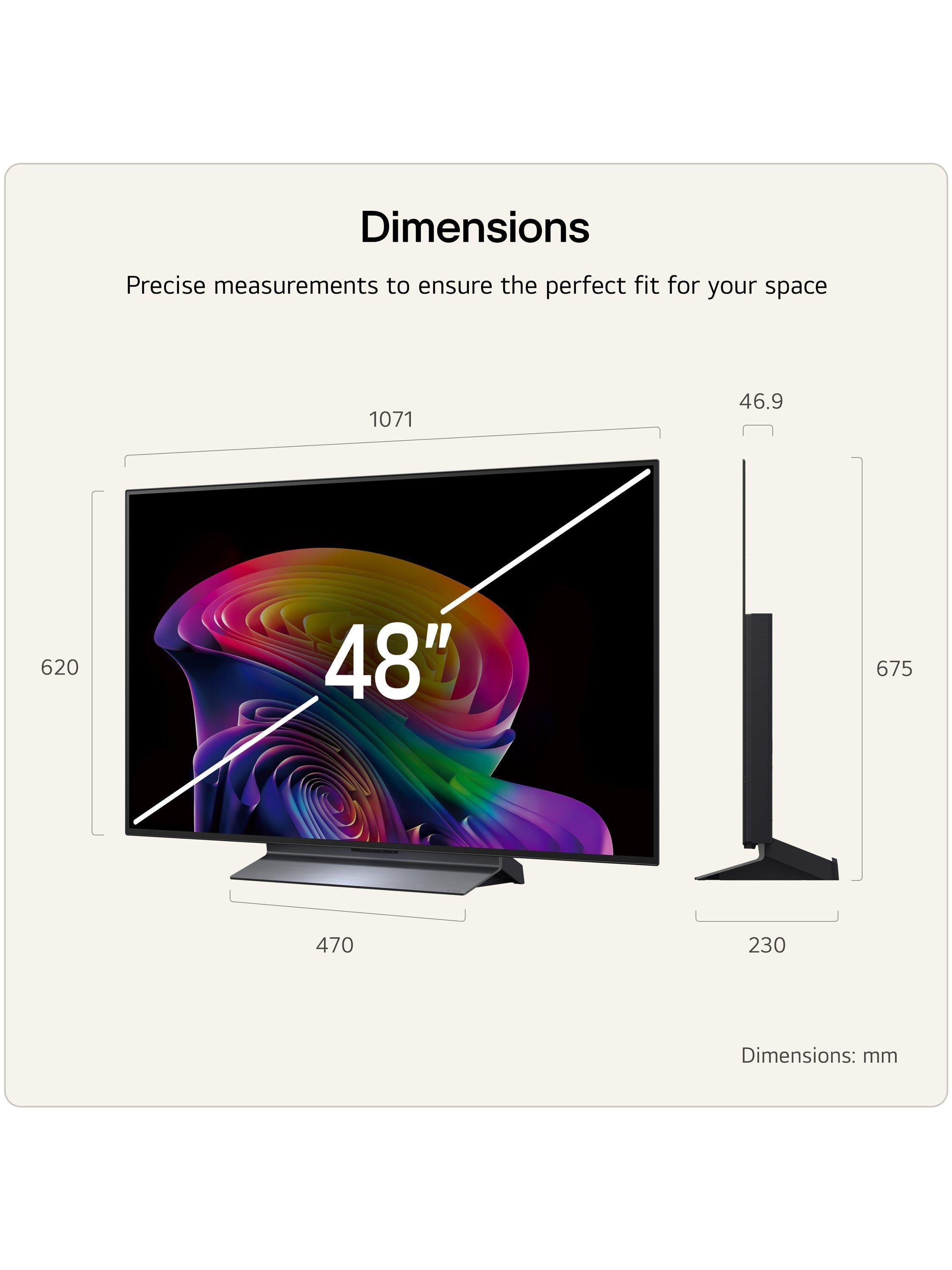 LG OLED48C64LA 48 inch 4K OLED TV, UK version