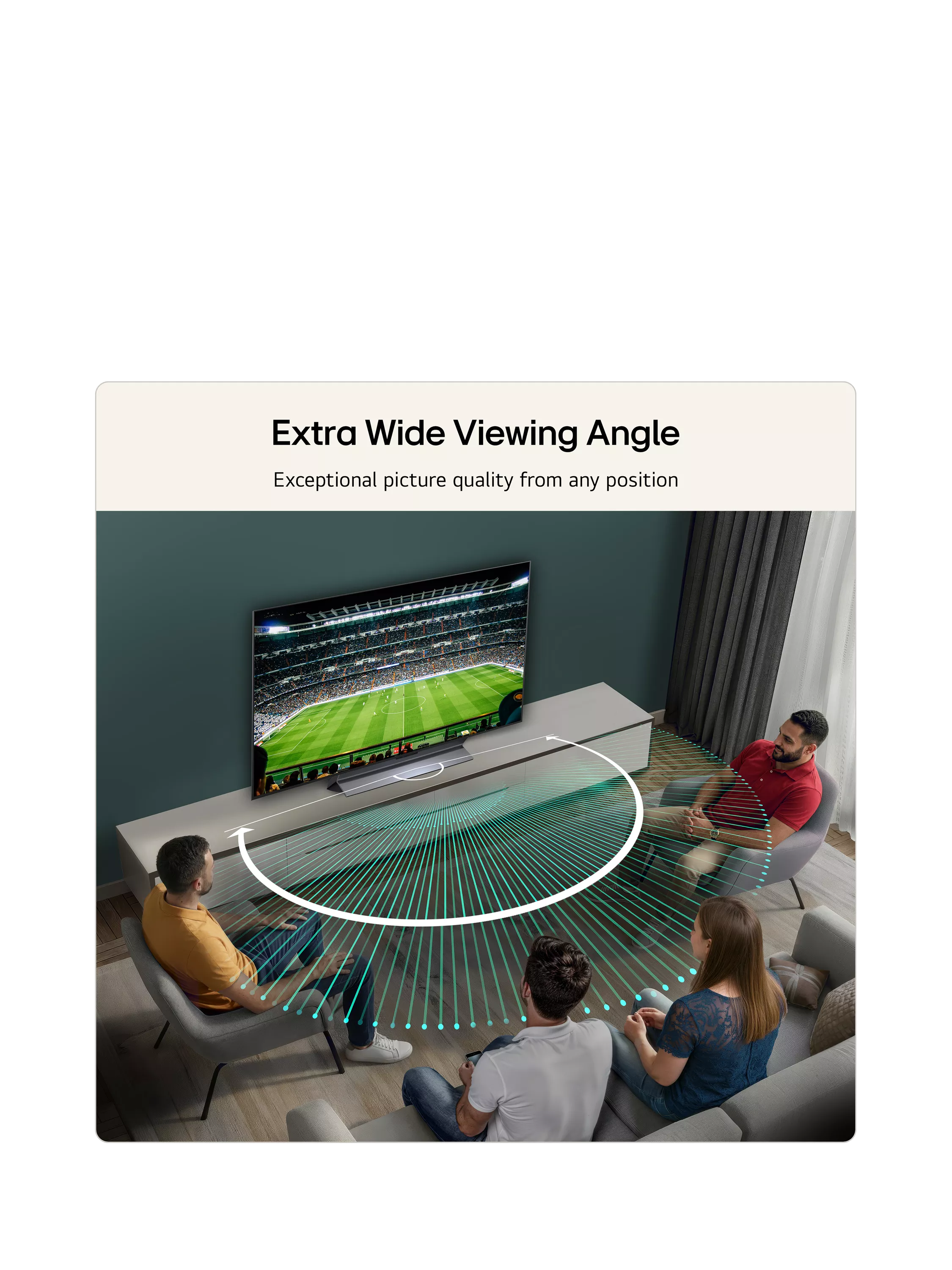 LG OLED evo G66LS 48 inch TV, imported from the UK