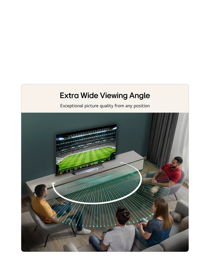 LG OLED evo G66LS 48 inch TV, imported from the UK