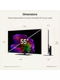 LG OLED55G66LS 55 inch 4K HDR OLED TV, UK version