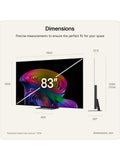 LG OLED evo C6 TV 83 inch (British brand)