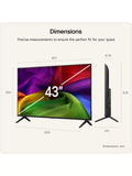 LG 43-inch 4K Smart TV, imported from the UK