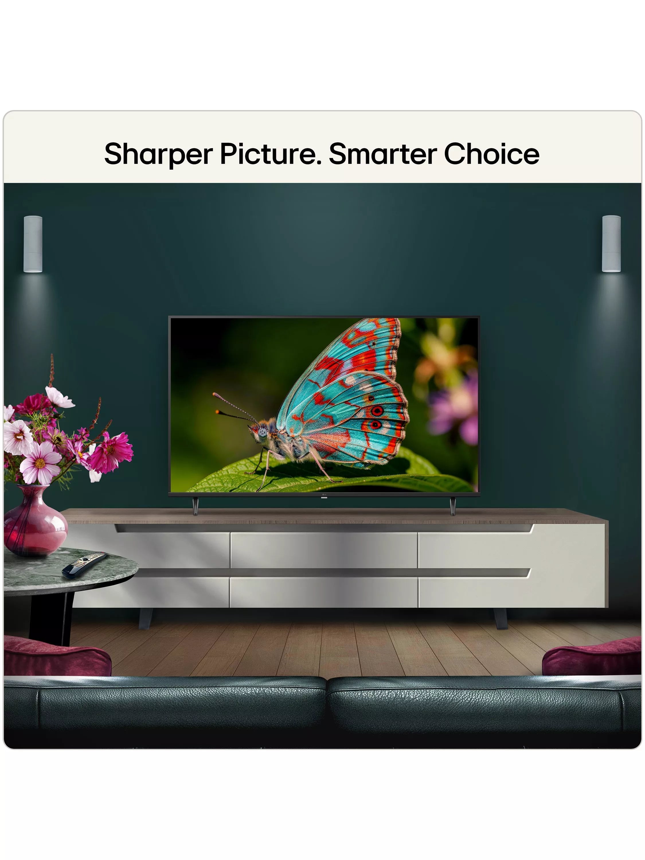 LG 43-inch 4K Smart TV, imported from the UK