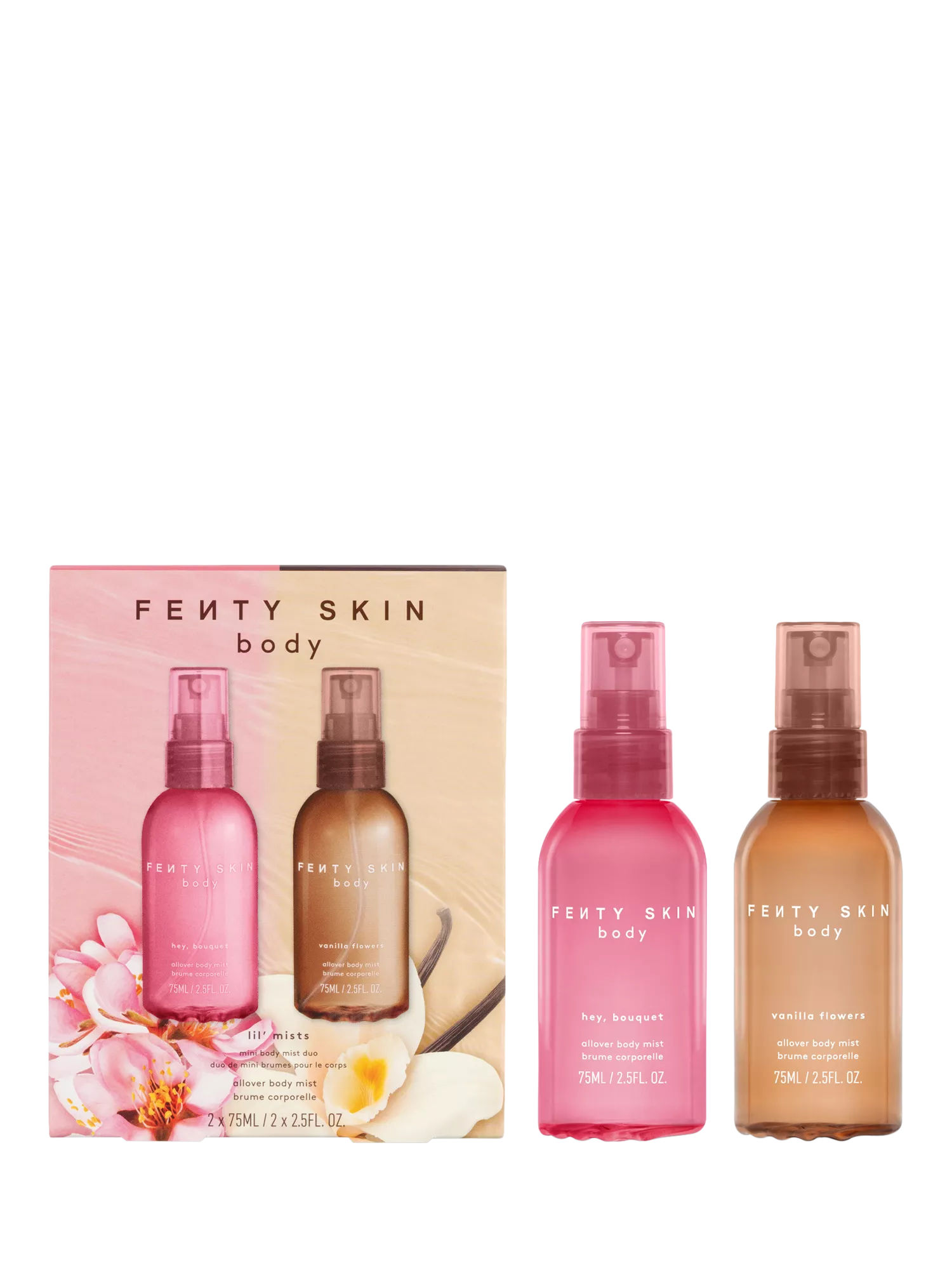 Fenty Skin body mist duo 2x75ml, UK version