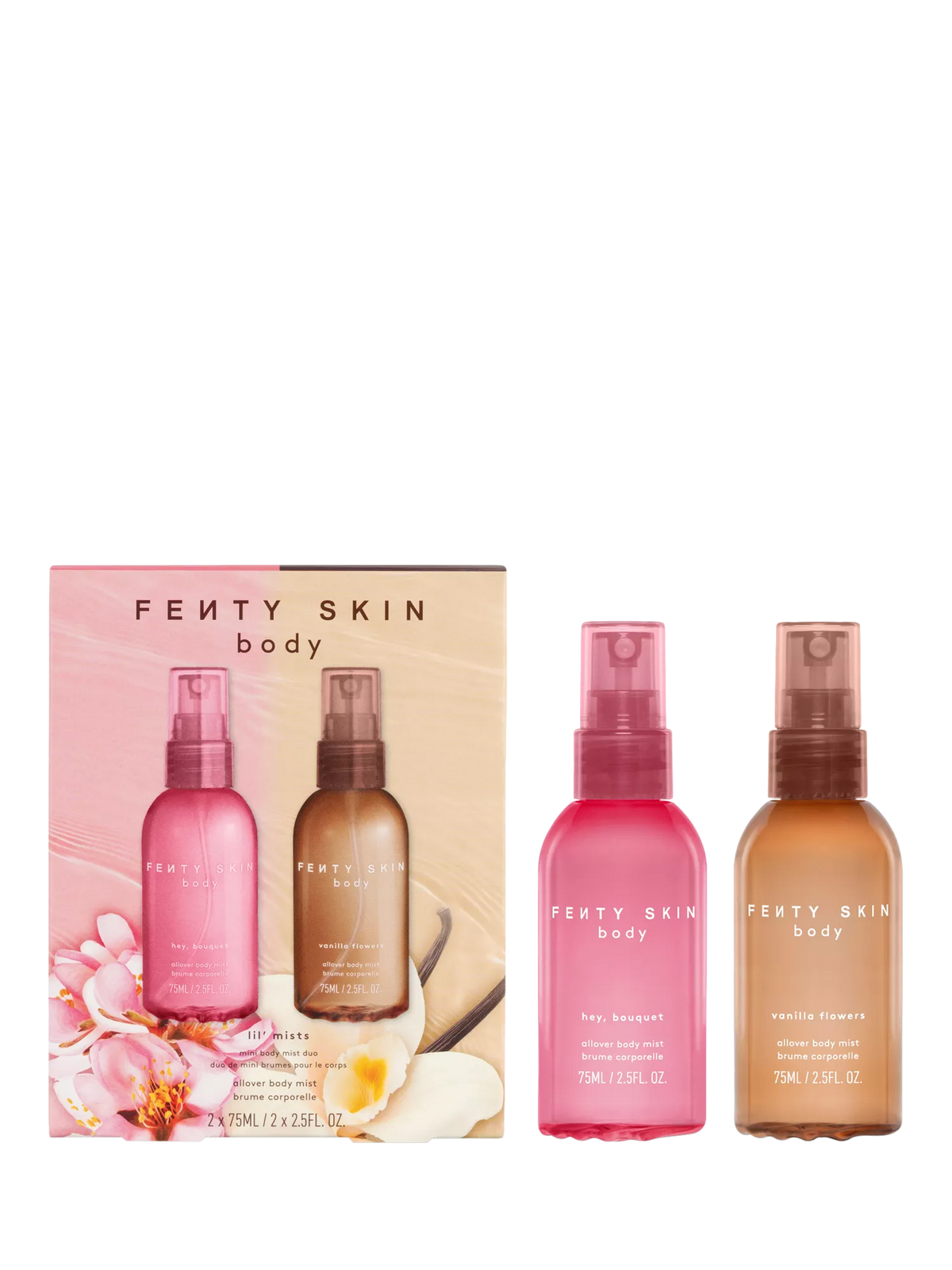 Fenty Skin body mist duo 2x75ml, UK version