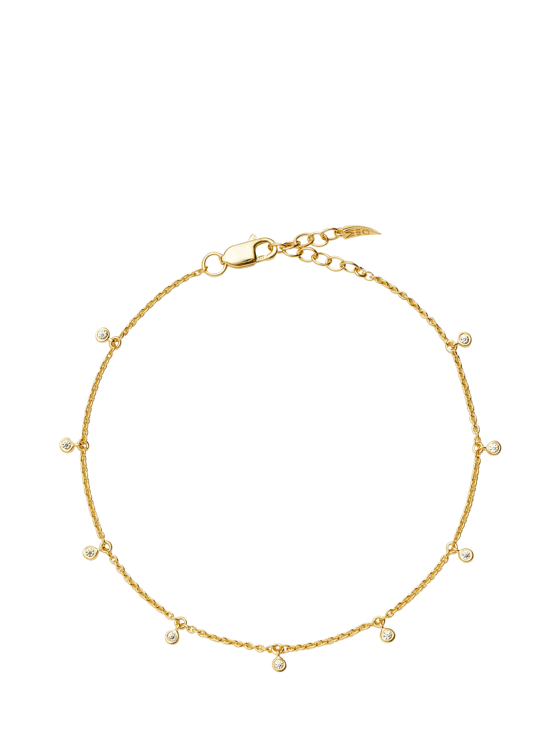 Missoma Cosmic Interstellar Drop Bracelet, Gold