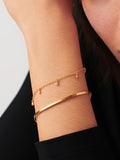 Missoma Cosmic Interstellar Drop Bracelet gold vermeil cubic zirconia, imported from the UK