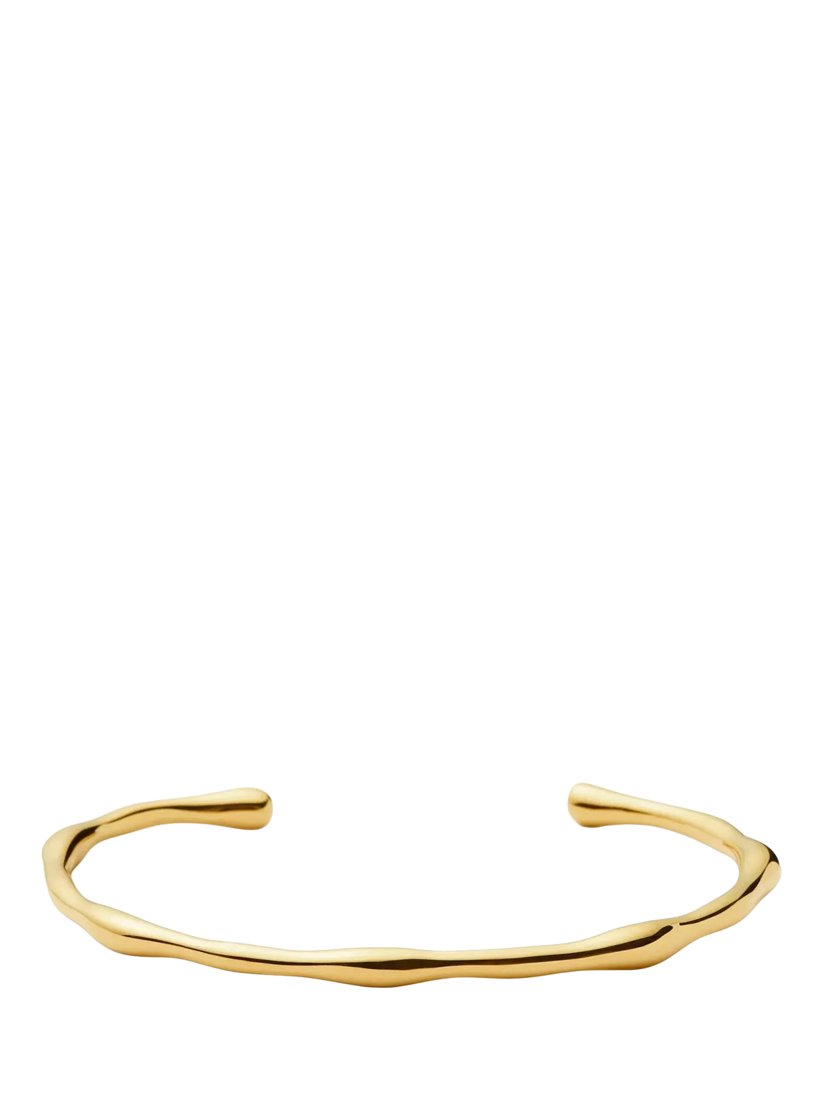 Missoma Molten Open Cuff Bracelet gold plated, imported from the UK