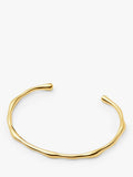 Missoma Molten Open Cuff Bracelet gold plated, imported from the UK