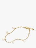 Missoma gold pearl charm bracelet, UK version
