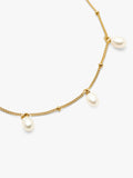 Missoma gold pearl charm bracelet, UK version