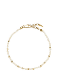 Missoma beaded pearl bracelet gold, imported from the UK