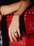 Missoma beaded pearl bracelet in gold and white (British brand)