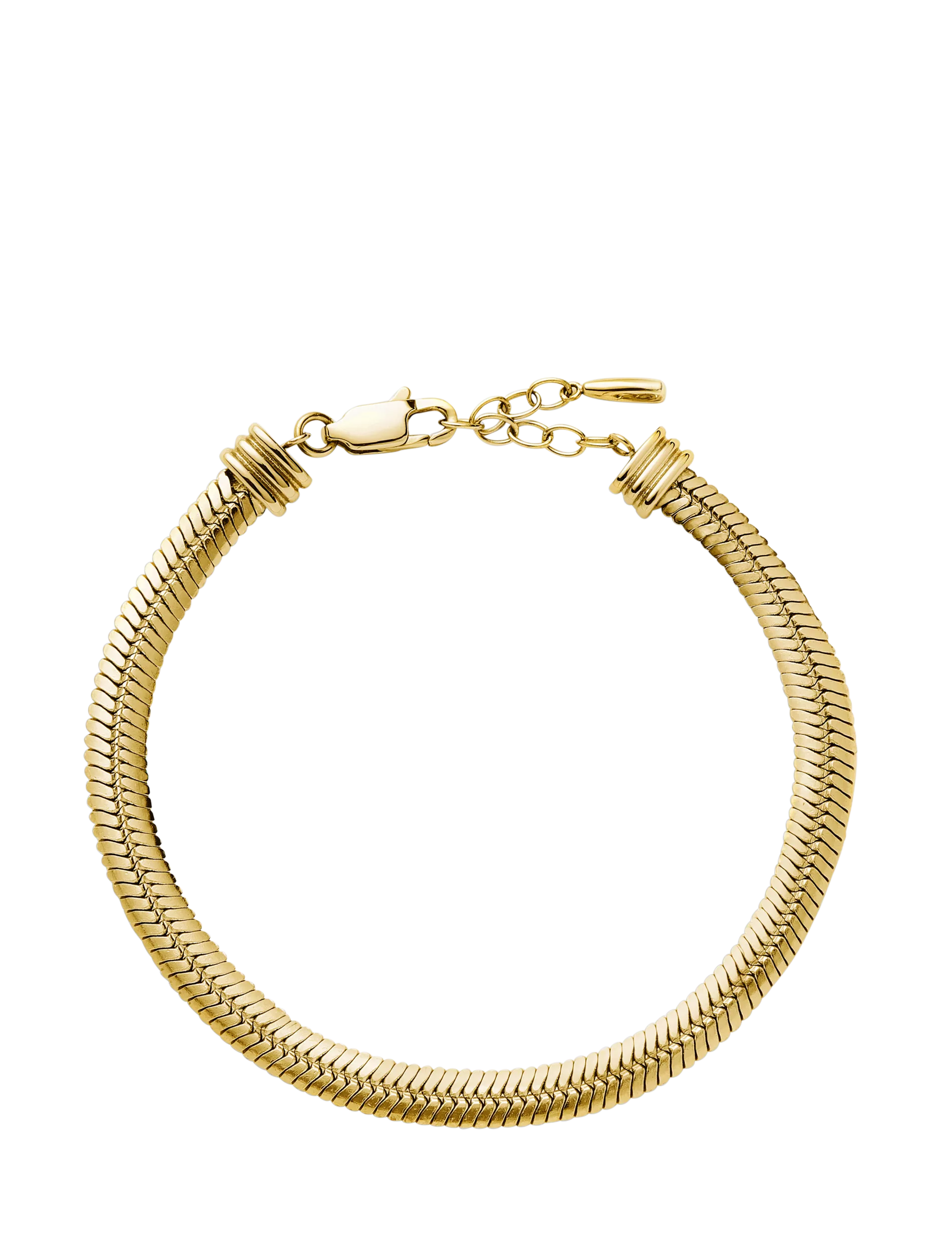 Missoma chunky snake chain bracelet gold medium - British product