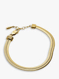 Missoma chunky snake chain bracelet gold medium - British product