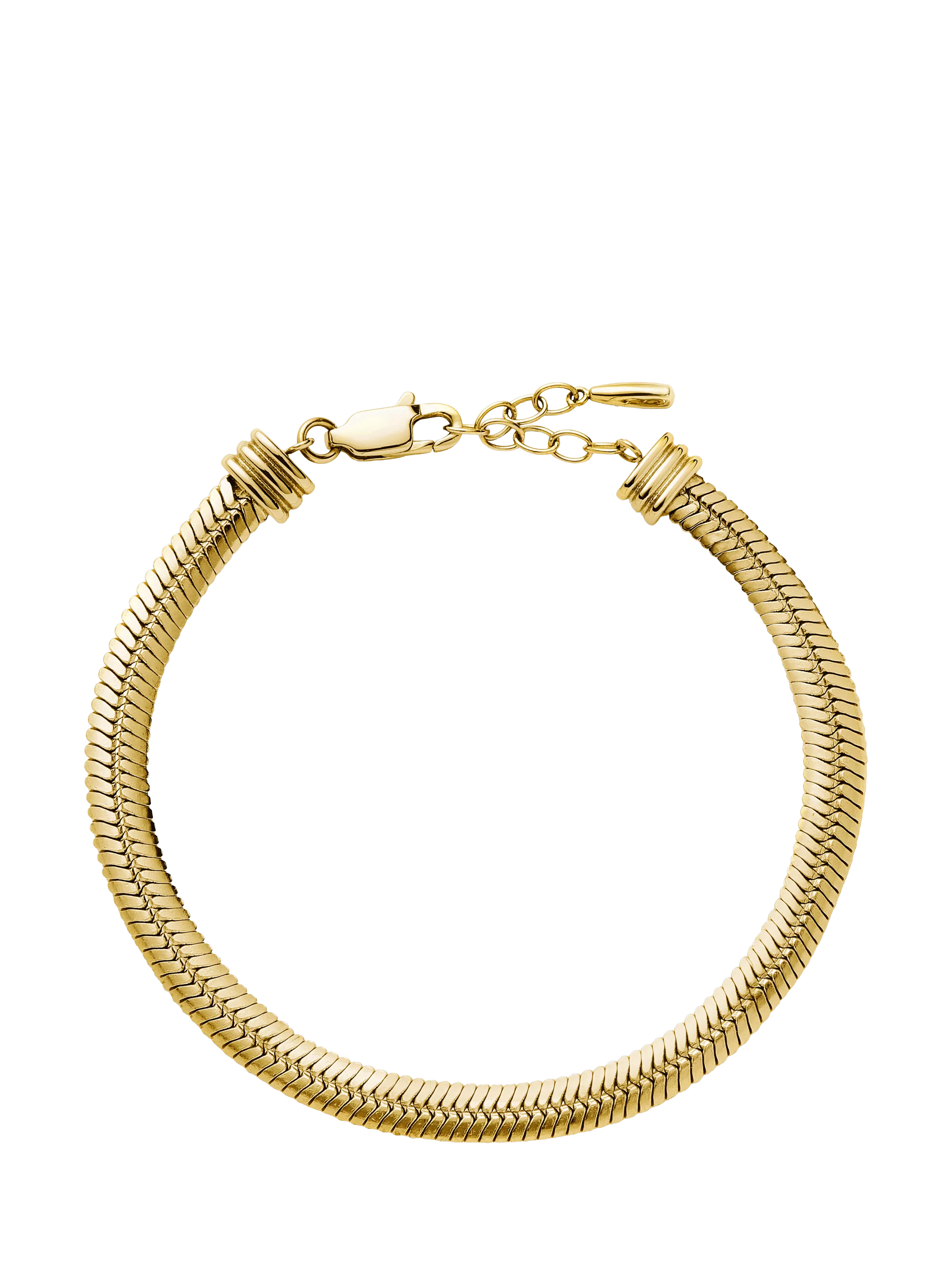 Missoma chunky snake chain bracelet gold small, imported from the UK