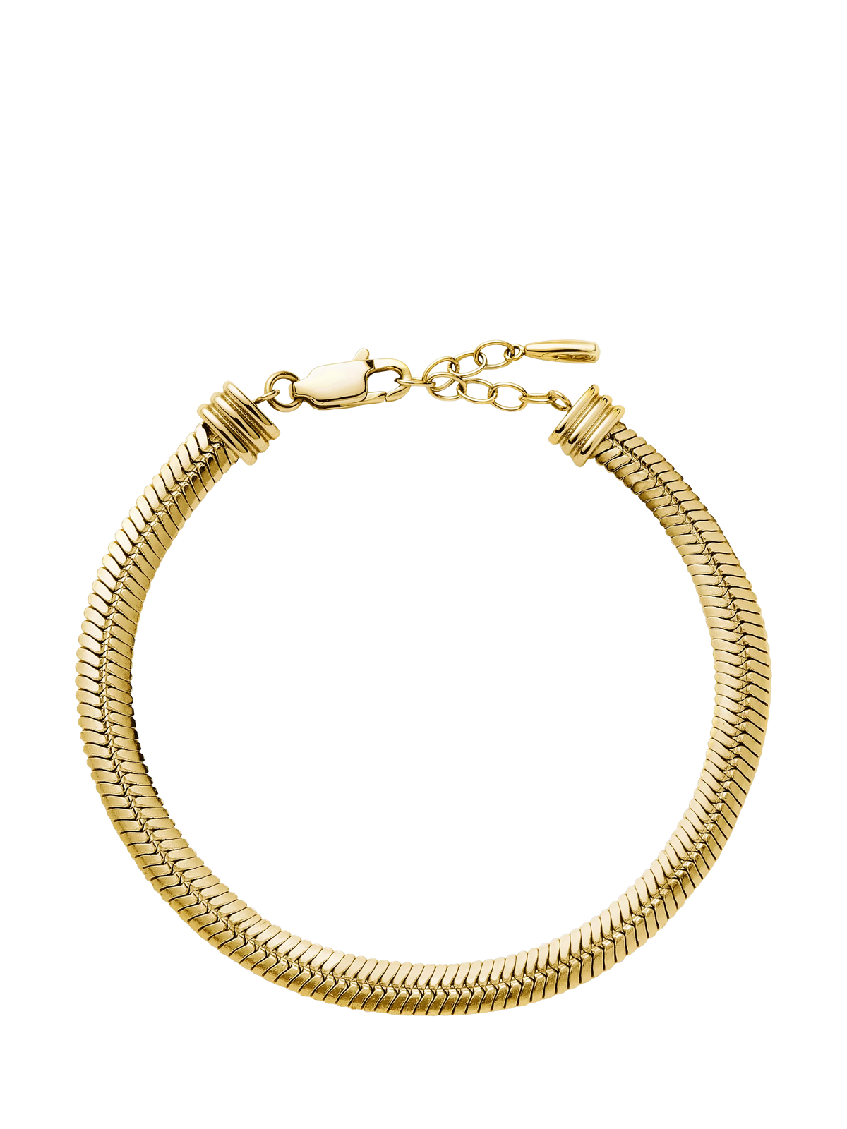 Missoma chunky snake chain bracelet gold small, imported from the UK