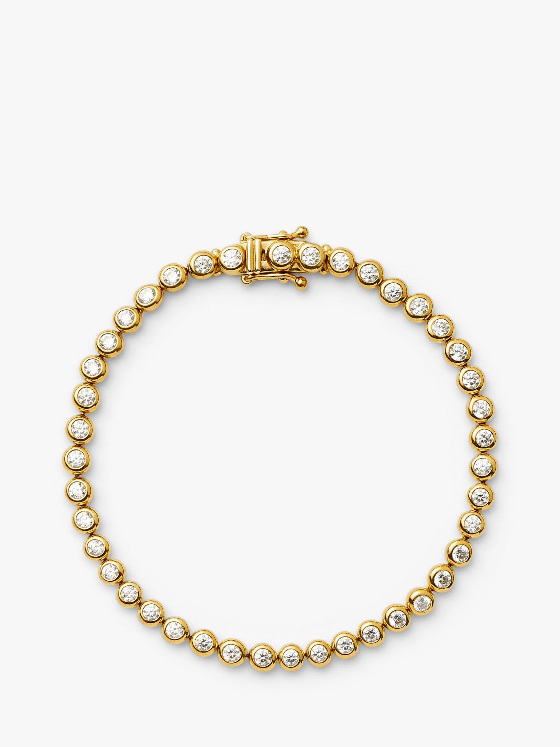 Missoma crystal tennis bracelet 20cm (British brand)