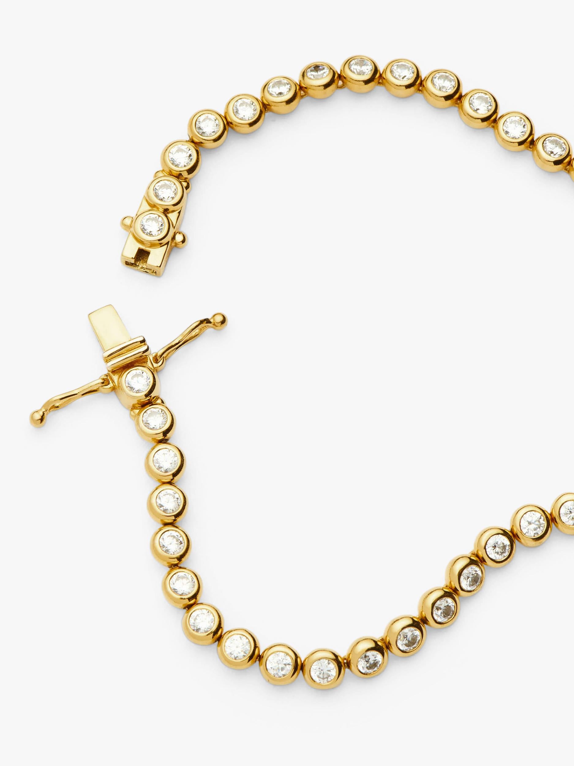 Missoma crystal tennis bracelet 20cm (British brand)