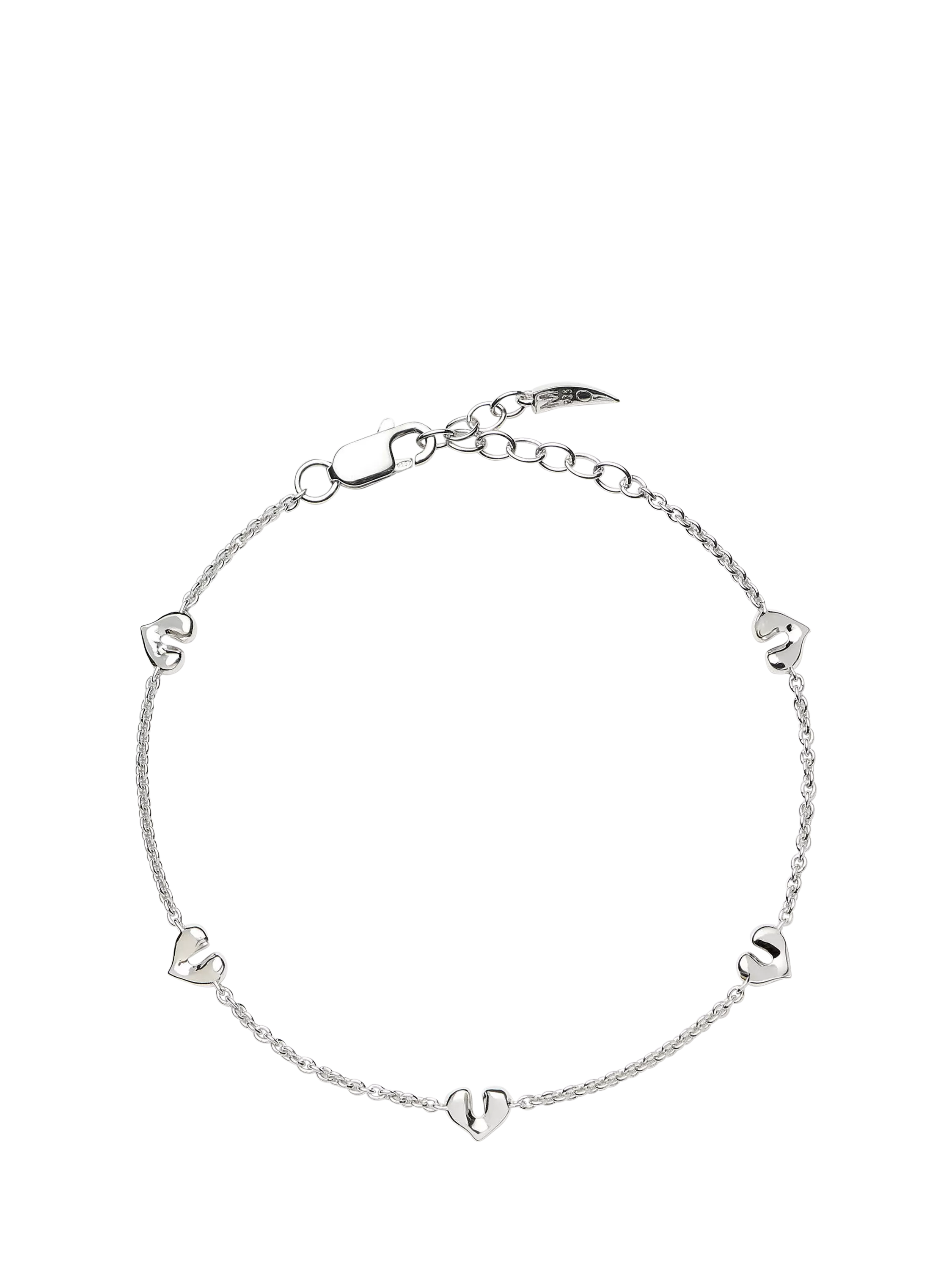 Missoma Mini Heart Charm Bracelet