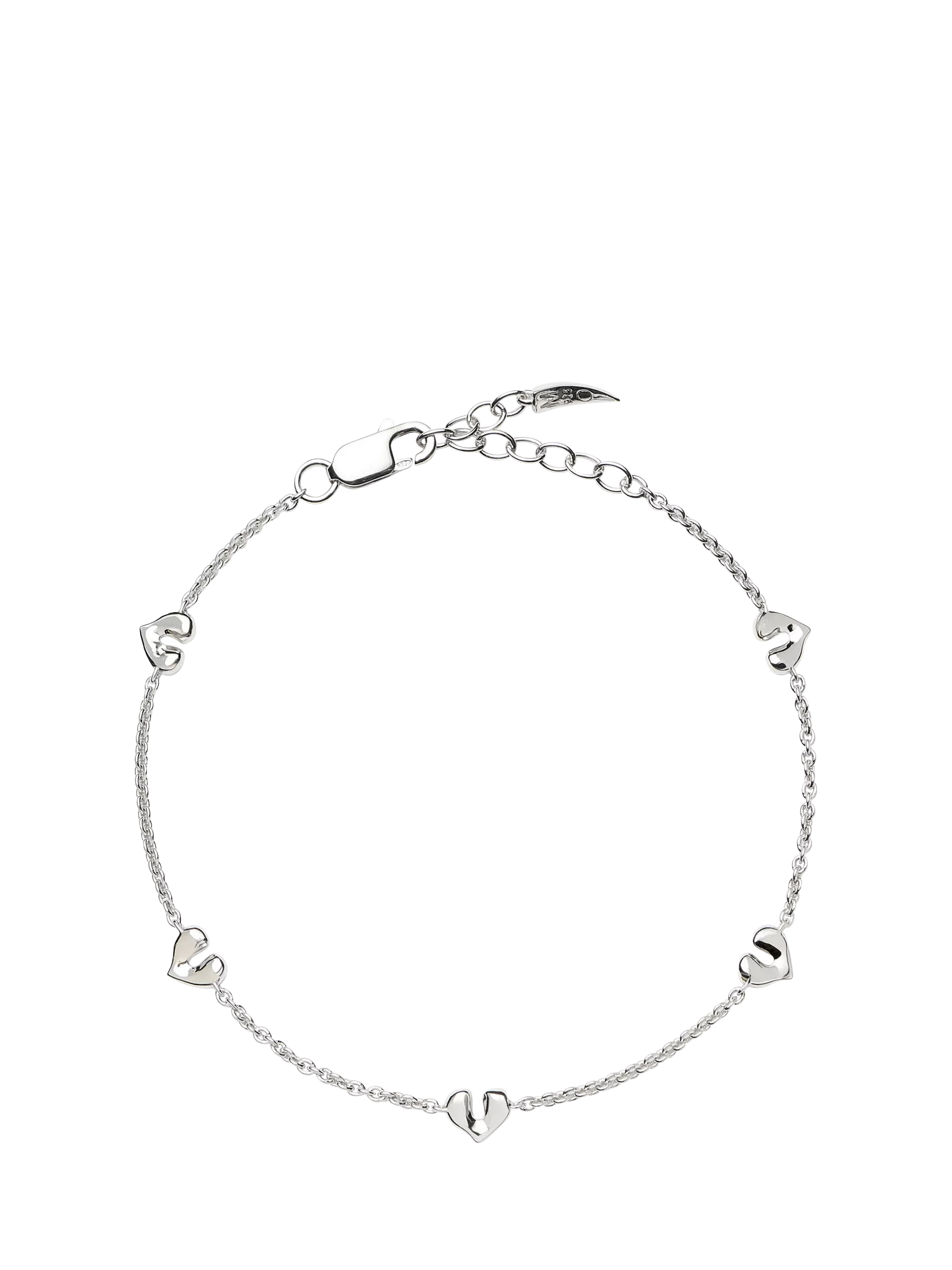 Missoma Mini Heart Charm Bracelet