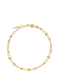 Missoma Double Chain Bracelet, Gold, S