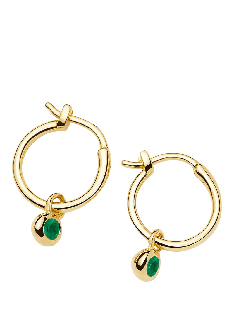 Missoma Birthstone Mini Hoop Earrings