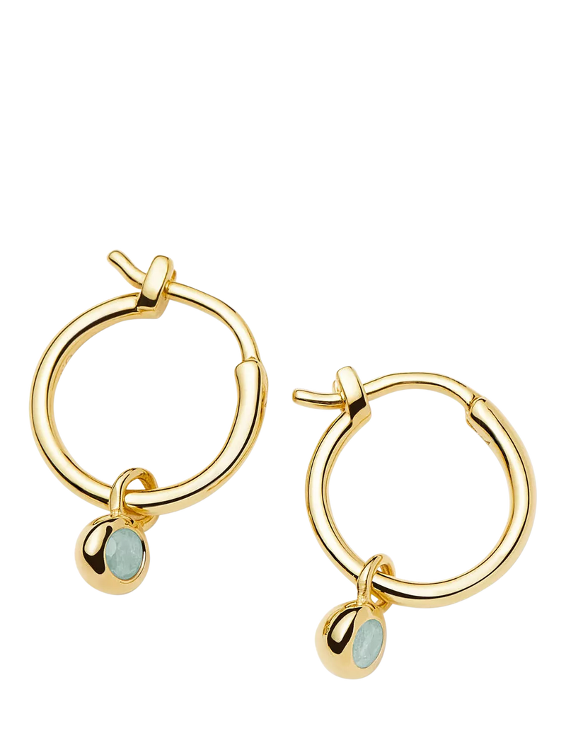 Missoma Birthstone Mini Hoop Earrings